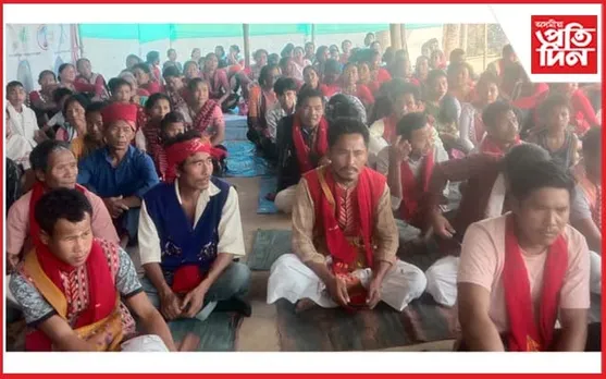 ডিফুৰ চেৰলংজোনত ৩৫  খ্ৰীষ্টান ধৰ্মাৱলম্বী পৰিয়ালৰ স্বধৰ্মলৈ প্ৰত্যাবৰ্তন