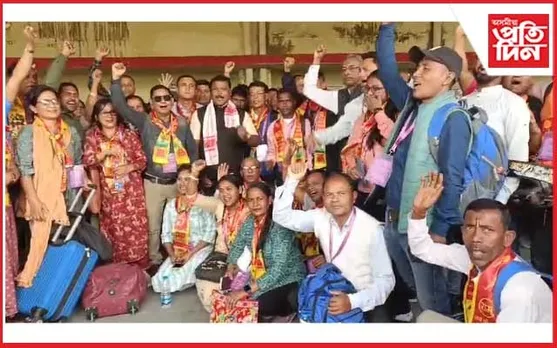 বিশ্বনাথৰ পৰা ২০৫ গৰাকী ৰামভক্তৰ অযোধ্যা যাত্ৰা