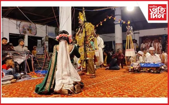 বেকাজানত তিনিদিনীয়া বণাৰ্ঢ্য কাৰ্যসূচীৰে ভাওনা সমাৰোহঃ শিশু-মহিলা ভাওনা প্ৰদৰ্শন