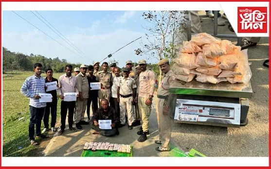 কাছাৰত বুজন পৰিমাণৰ নিচাযুক্ত সামগ্ৰী জব্দ