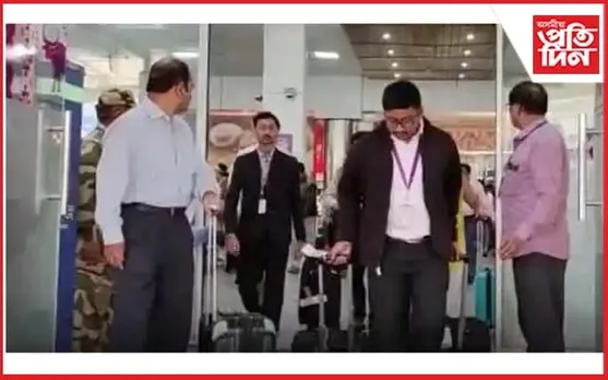 অসমত উপস্থিত ৩ জনীয়া নিৰ্বাচন আয়োগৰ দল...