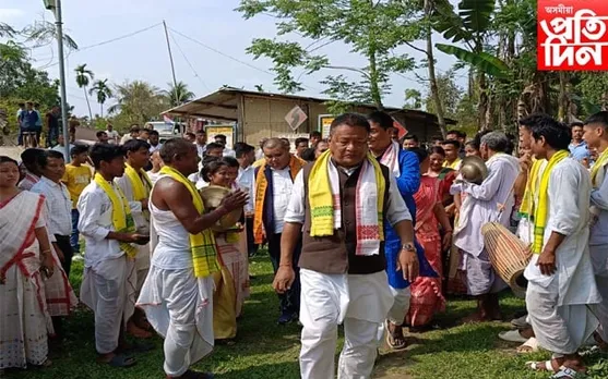 ধেমাজিত বিজেপি মিত্ৰজোঁটৰ নিৰ্বাচনী সভা
