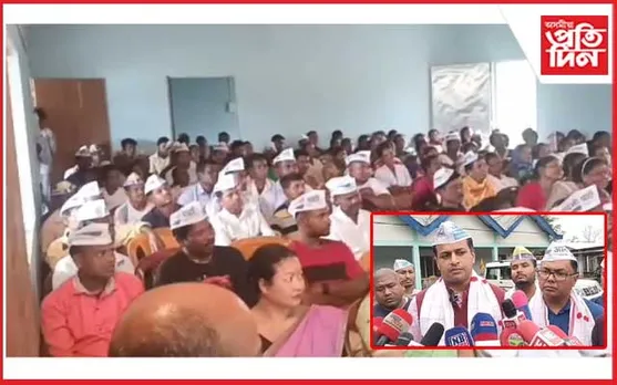 ডিব্ৰুগড়ত কংগ্ৰেছ-বিজেপিৰ নেতা কৰ্মীৰ আপত যোগদান         