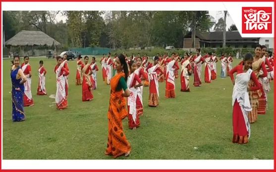 কাজিৰঙা কেন্দ্ৰীয় বিহু সন্মিলনৰ বিহু কৰ্মশালা...