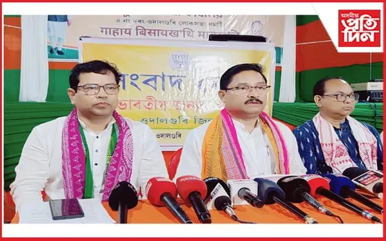বিকশিত দেশৰ লক্ষ্যৰে সকলোৱে মোডীৰ হাত শক্তিশালী কৰকঃ দিলীপ শইকীয়া