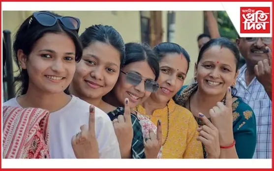 মণিপুৰত ৬৮.৪৮ শতাংশৰ বিপৰীতে মহাৰাষ্ট্ৰত মাত্ৰ ৪৩.০১ শতাংশ ভোটদান...