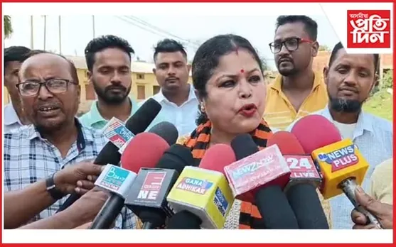 ৰহা-কচুৱাৰ বিভিন্ন প্ৰান্তত প্ৰাৰ্থী শিখা শৰ্মাৰ প্ৰচাৰ অভিযান