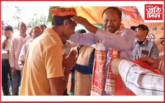 নদুৱাৰ বিধানসভা সমষ্টিত ৫টা নিৰ্বাচনী কাৰ্যালয়ৰ উদ্বোধন বিধায়ক পদ্ম হাজৰিকাৰ