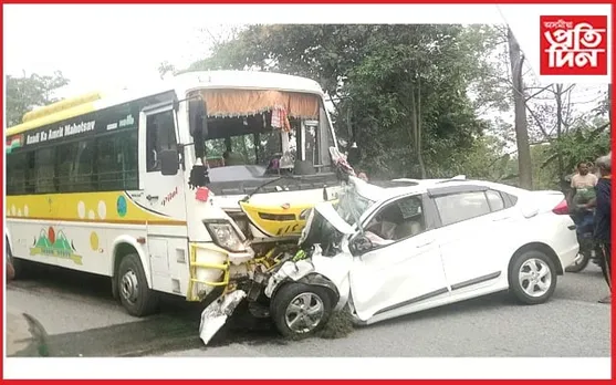 লখিমপুৰত দুৰ্ঘটনাঃ নিৰ্বাচনৰ দায়িত্ব সামৰি ঘৰলৈ উভতাৰ পথতে মৃত্যু এজনৰ