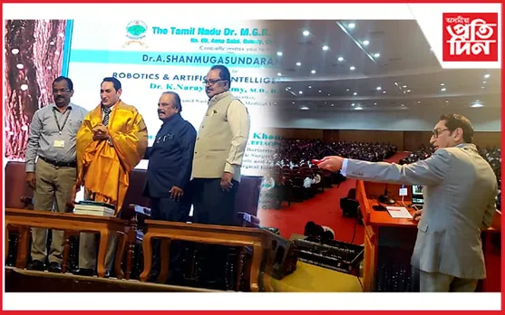 তামিলনাডু ডাঃ এম জি আৰ মেডিকেল ইউনিভাৰ্ছিটিত বক্তৃতা প্রদান ডাঃ সুভাষ খান্নাৰ...