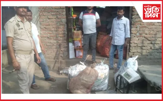 ঢকুৱাখনাত প্লাষ্টিকজাত সামগ্ৰী জব্দ