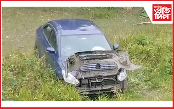বটদ্ৰৱাত দূৰ্ঘটনাঃ দ' খাৱৈত সোমাল বাহন 