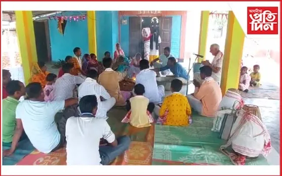 বৰষুণ বিচাৰি বালিপৰাৰ বামগাঁও চাহবাগিছাত হোম যজ্ঞ...