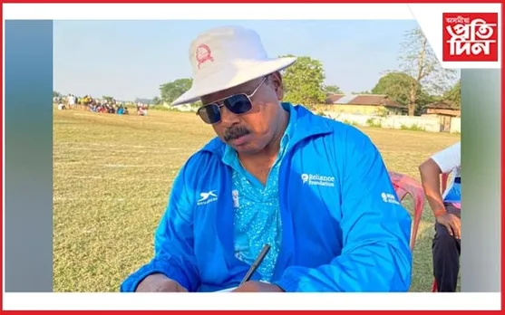 বিশিষ্ট ক্রীড়া প্রশিক্ষক নিপন দাসলৈ ২০২৪ ৰ ইউনাইটেড বঁটা..