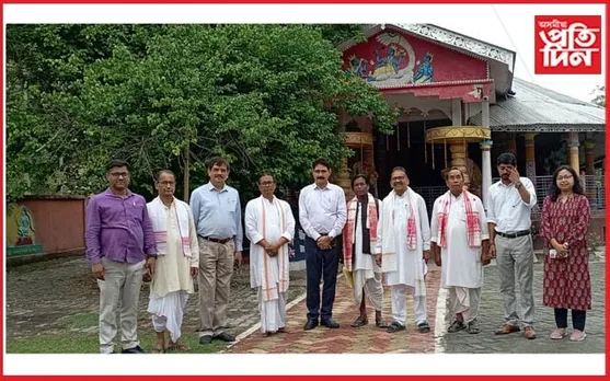 অসম সত্ৰ ভূমি সমস্যা পৰ্যবেক্ষণ আৰু পৰীক্ষণ আয়োগৰ কুজি সত্ৰ নিৰিক্ষণ..