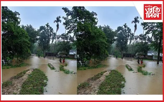 কৃত্রিম বানৰ কবলত মথুৰাপুৰৰ বিস্তীৰ্ণ অঞ্চল...