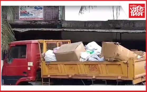 চিলাপথাৰত প্লাষ্টিকৰ বিৰুদ্ধে প্ৰশাসনৰ অভিযান..