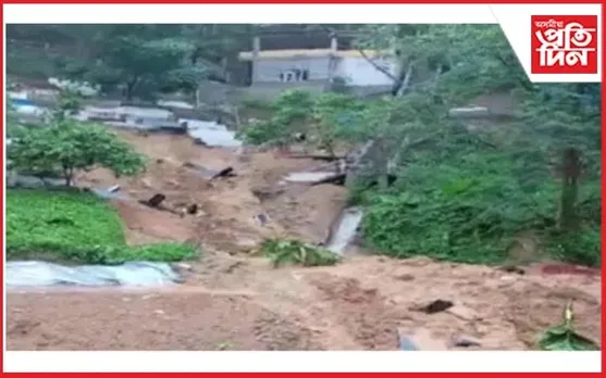 আইজলত ৰীমালৰ প্ৰভাৱঃ প্ৰবল বৰষুণত শিলৰ কুৱেৰী খহি পৰি নিহত ১০জন