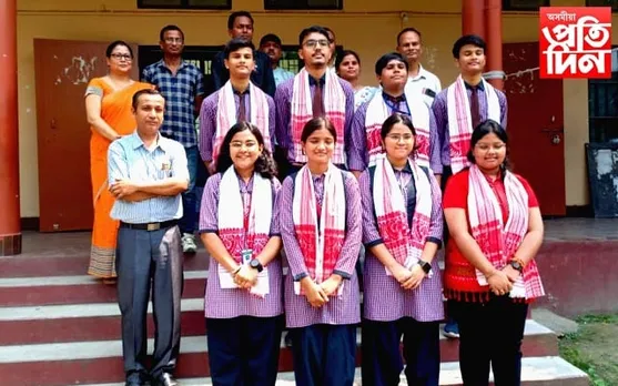 ১০০% উত্তীৰ্ণৰে উজ্বলিল ৰঙিয়াৰ চাৰ্ছ পাব্লিক স্কুল...