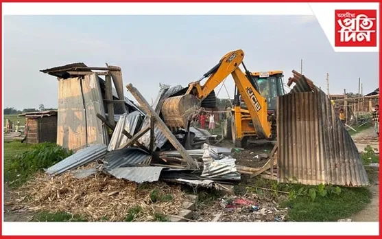 ৩৯৭ টা পৰিয়ালক উচ্ছেদঃ অবৈধ ভূমি বেদখলকাৰীৰ বিৰুদ্ধে ধলপুৰত পুনৰ অভিযান...