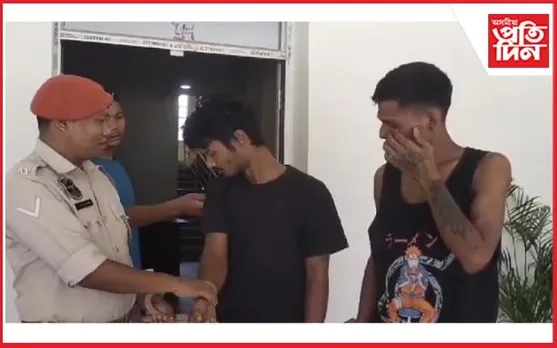 লংকা আৰক্ষীৰ জালত ২বাইক চোৰ...