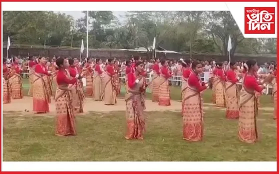 আজিৰে পৰা দ্বাদশ বাৰ্ষিক চিলাপথাৰ‌ ৰঙালী বিহু সন্মিলন...