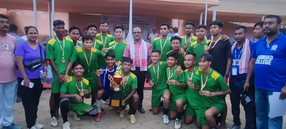 গুৱাহাটী বিশ্ববিদ্যালয় আন্তঃমহাবিদ্যালয় ফুটবল প্ৰতিযোগিতাত জাগীৰোড মহাবিদ্যালয়ৰ খিতাপ অৰ্জন