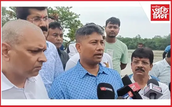 বৰাক উপত্যকাত উপস্থিত হৈ বান পৰিস্থিতিৰ বুজ ল'লে মন্ত্ৰী পীযুষ হাজৰিকাই 