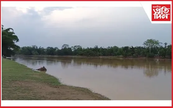 নগাঁৱত বানৰ আশংকাঃ বিপদসীমাৰ মাত্ৰ ১৯ছেণ্টিমিটাৰ তলেৰে বৈছে কপিলী