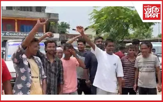 গোলাঘাটত উইংগাৰ চালকক মাৰধৰ ই ৰিক্সা চালকৰ