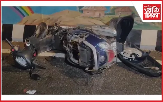 জু-ৰোডৰ উৰণ সেতুত অচিনাক্ত বাহনে মহটিয়াই নিলে স্কুটাৰ আৰোহীক...