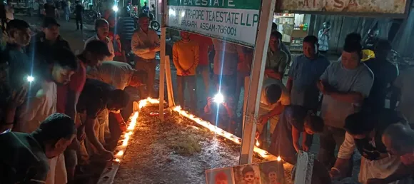 মথুৰাপুৰত নিহত তিনি ছাত্ৰলৈ শ্ৰদ্ধাঞ্জলি...