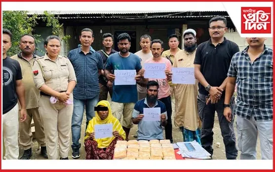 উৰিয়ামঘাটত ১০লক্ষাধিক মূল্যৰ নিচাযুক্ত দ্ৰব্য জব্দ