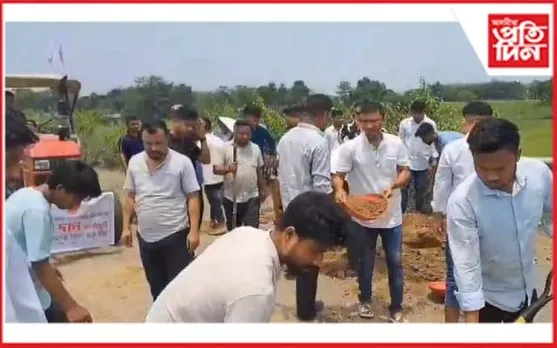 বগীবিল ৰাষ্ট্ৰীয় ঘাইপথত ধেমাজি জিলা আছুৰ শ্ৰমদান কাৰ্য্যসূচী