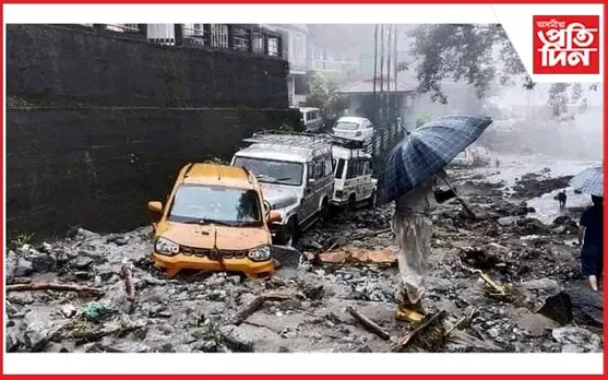 ছিকিমৰ ভূমিস্খলনত ৯জনৰ মৃত্যু, আৱদ্ধ প্রায় দুহাজাৰ পৰ্যটক