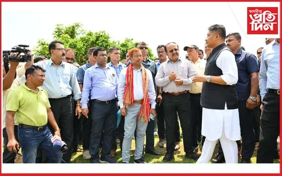 দুধনৈত ক্ষতিগ্ৰস্ত মথাউৰি আৰু পথ পৰিদৰ্শন মন্ত্ৰী পীযুষ হাজৰীকাৰ