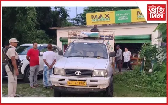 কাজলগাঁৱত বুজন পৰিমাণৰ ভেজাল পেট্ৰ'ল আৰু ডিজেল জব্দ