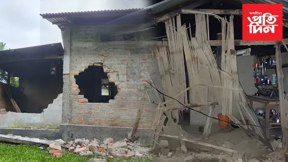 চিৰাঙৰ ভাৰত-ভূটান সীমান্তত বন্যহস্তী - মানুহৰ সংঘাত...