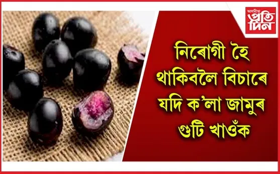 ঔষধতকৈ কোনো গুণে কম নহয় জামুৰ গুটি 