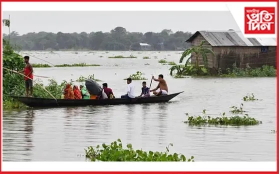 বৰ্তমানেও শোচনীয় হৈ আছে ৰাজ্যৰ বান পৰিস্থিতি...