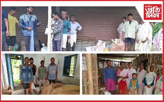 ঢকুৱাখনাৰ ২৫০ টাৰো অধিক পৰিয়ালক বান সাহাৰ্য প্ৰদান..