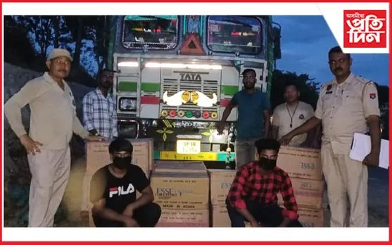বোকাজানত বুজন পৰিমাণৰ বিদেশী চিগাৰেট জব্দ...