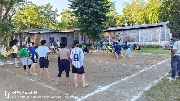 ধেমাজি জৱাহৰ নৱোদয় বিদ্যালয়ত এন ভি এছ শ্বিলং সংমণ্ডলৰ ক্লাষ্টাৰ লেভেল গেমছৰ আৰম্ভণি...