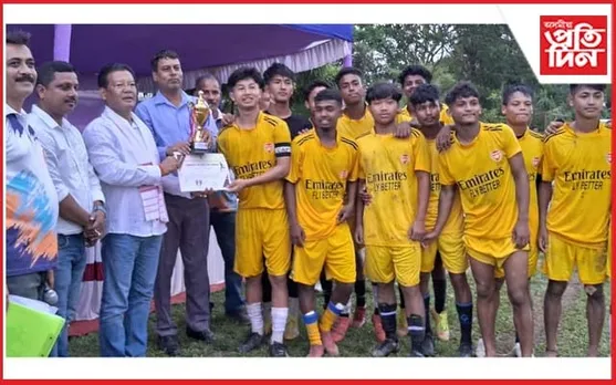 লখিমপুৰ জিলা আন্তঃবিদ্যালয় ফুটবল প্ৰতিযোগিতা : ঘিলামৰা নগৰ হাইস্কুল জয়ী