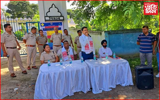 মাৰ্ঘেৰিটাত পথ সুৰক্ষা সজাগতা সভা...