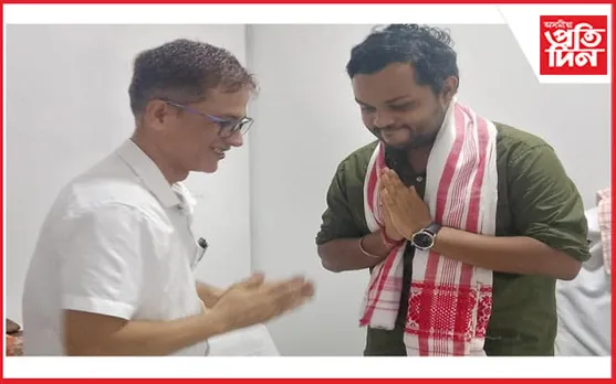 ডা০ মানস কাথ হাজৰিকাক গুড হেল্থ মেডিকছৰ সম্বৰ্ধনা