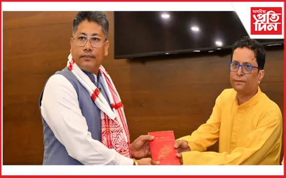 নিচামুক্তি কেন্দ্ৰ পৰিচালনা সন্দৰ্ভত হোৱা অন্তিমখন বৈঠকত উপস্থিত পীযুষ হাজৰীকা