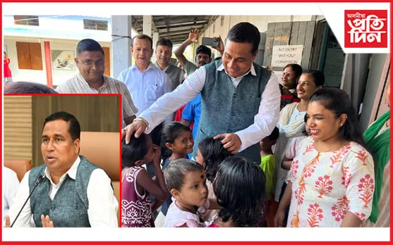 কাছাৰৰ বান পৰিস্থিতি সন্দৰ্ভত পৰ্যালোচনা সভাত মিলিত হ'ল মন্ত্ৰী জয়ন্ত মল্লবৰুৱা
