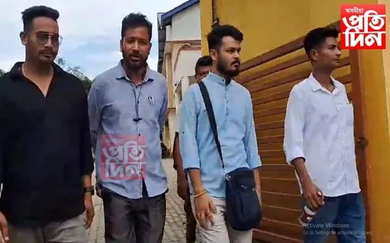 দেৰগাঁও আৰক্ষী থানাত হাজিৰ কৃষক মুক্তিৰ সাধাৰণ সম্পাদক বিদ্যুৎ শইকীয়া