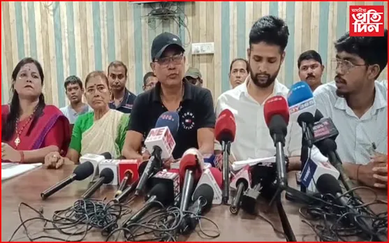 জখলাবন্ধাত কলিয়াবৰ ফ’ৰলেন দাবী সমিতিৰ সংবাদমেল